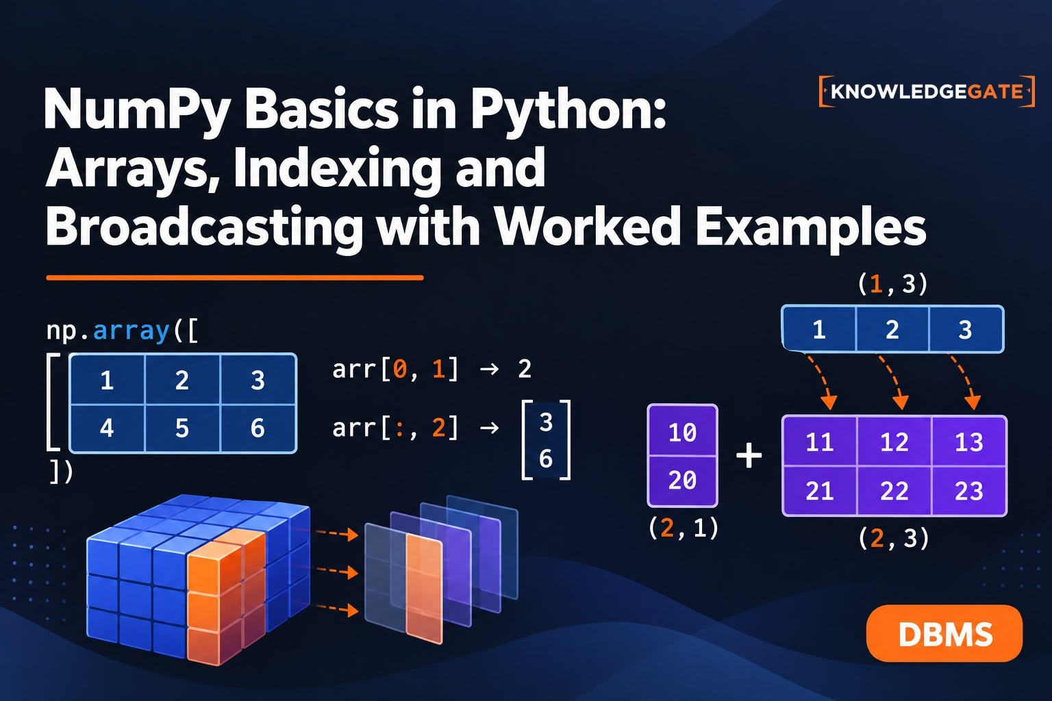 NumPy Basics in Python - Knowledge Gate AI