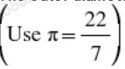 Use π = 22/7