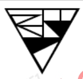 Inverted triangle with a striped region at upper-left and rectangular blocks at upper-right.